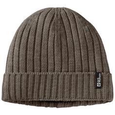 Jack Wolfskin RIB KNIT BEANIE Stirnband cold coffee