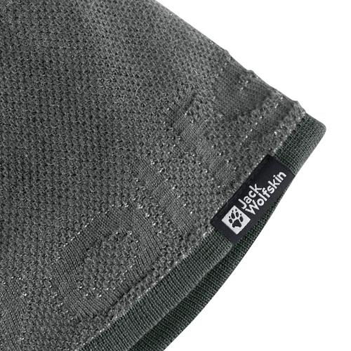 Rückansicht von Jack Wolfskin BRAND BEANIE Stirnband cool grey