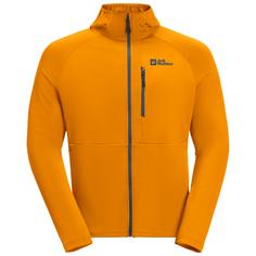 Jack Wolfskin KOLBENBERG HOODED FZ M Fleecejacke Herren safflower