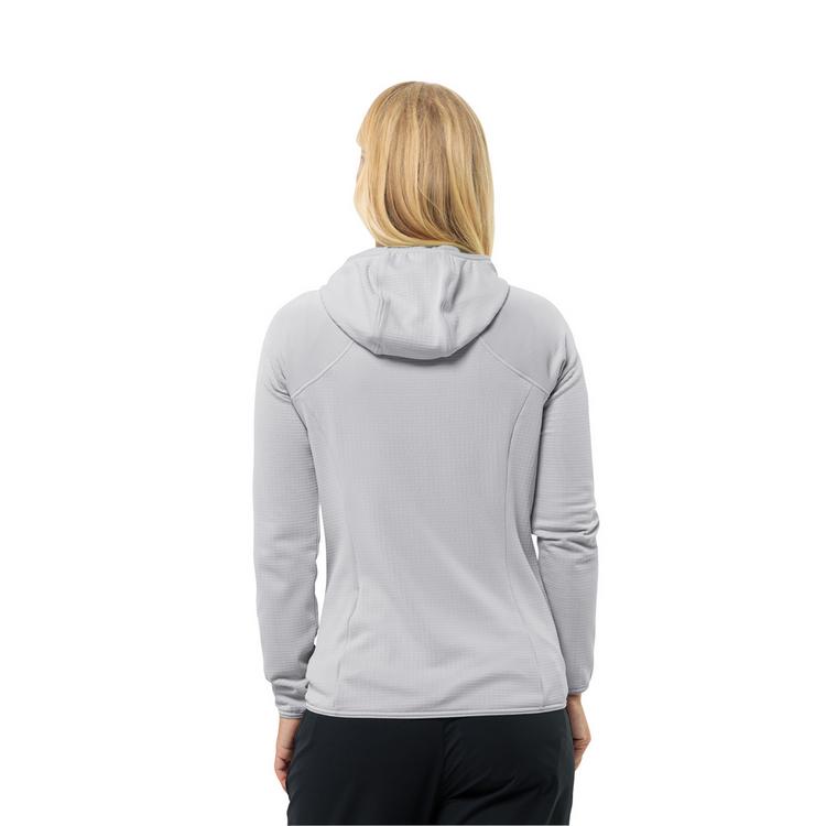 Jack Wolfskin Jack Wolfskin KOLBENBERG HOODED FZ W Fleecejacke Damen - cool grey - 1 | SportScheck