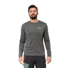 Rückansicht von Jack Wolfskin SKY THERMAL L/S M Funktionsshirt Herren slate