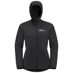 Jack Wolfskin FELDBERG HOODY W Softshelljacke Damen black