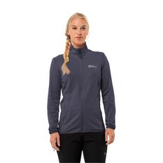 Rückansicht von Jack Wolfskin KOLBENBERG FZ W Fleecejacke Damen graphite