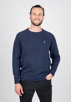 Rückansicht von NIKIN TreePullover Cosy Strickpullover Navy Mel