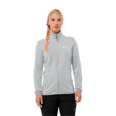 Rückansicht von Jack Wolfskin KOLBENBERG FZ W Fleecejacke Damen cool grey