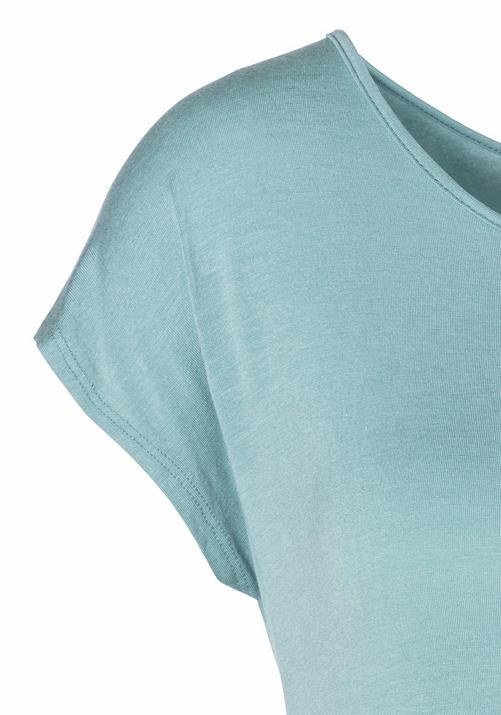 Rückansicht von Lascana Longshirt Longshirt Damen mint