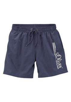 S.OLIVER Badeshorts Badeshorts Herren blau