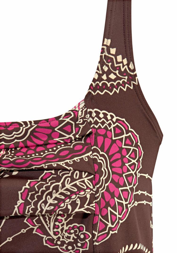 Lascana Lascana Badekleid Badeanzug Damen - braun-bedruckt - 3 | SportScheck