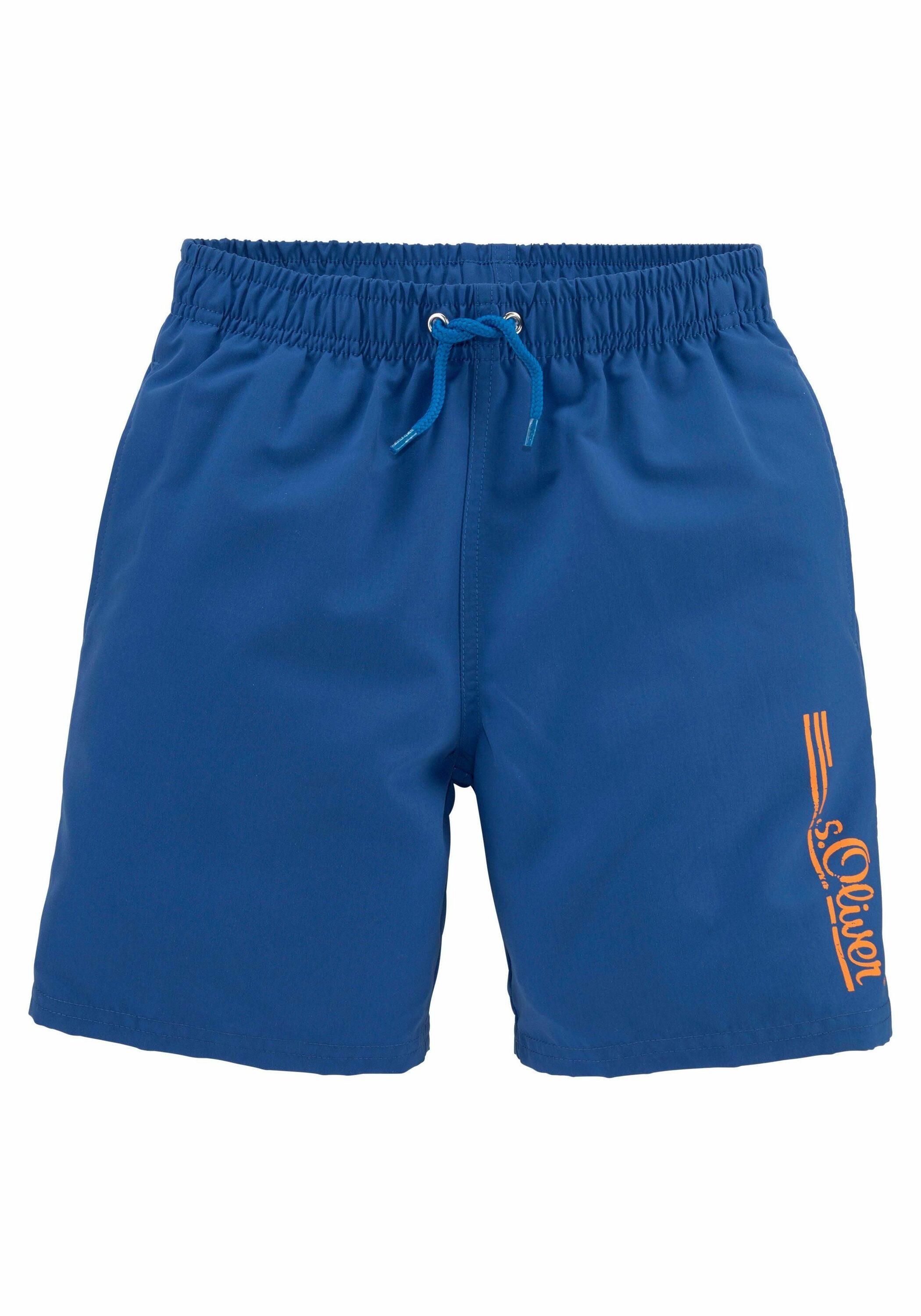 S.Oliver Herren Badehose Mit Innenslip – Seitentaschen & Kordelbund