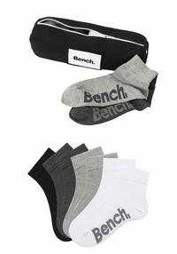 Bench Kurzsocken Socken - anthrazit - schwarz - hell grau - wei&szlig;