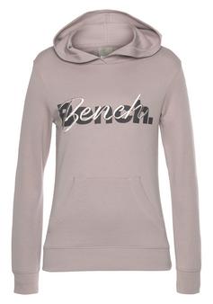 Bench Kapuzensweatshirt Hoodie Damen rauchrosa