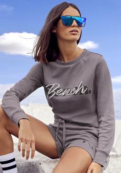 Rückansicht von Bench Sweatshirt Sweatshirt Damen mauve