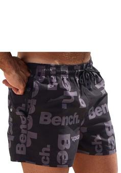 Rückansicht von Bench Badeshorts Badeshorts Herren schwarz (Kurzgröße)