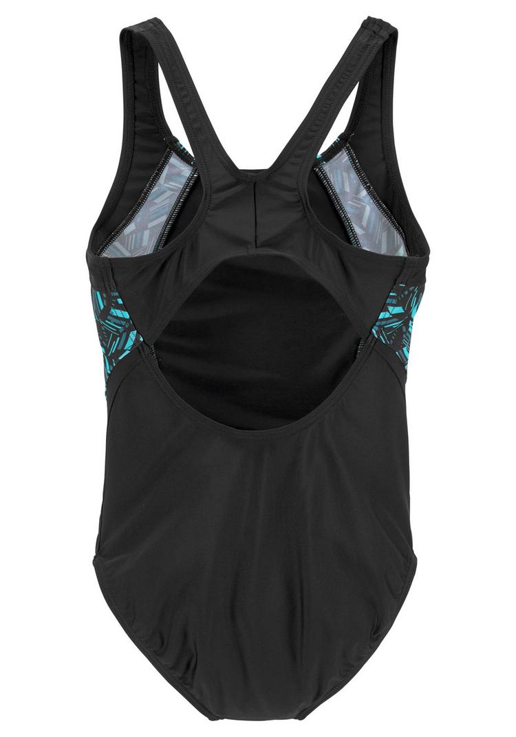 Bench Bench Badeanzug Badeanzug Damen - schwarz-t&uuml;rkis - 0 | SportScheck