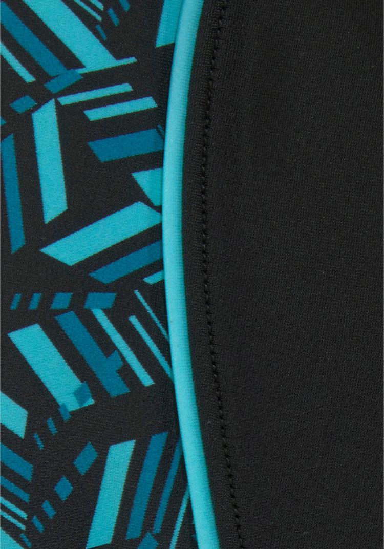 Bench Bench Badeanzug Badeanzug Damen - schwarz-t&uuml;rkis - 1 | SportScheck