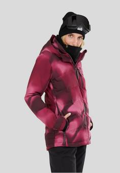 Rückansicht von FUNDANGO Pumila Padded Skijacke Damen Orchid