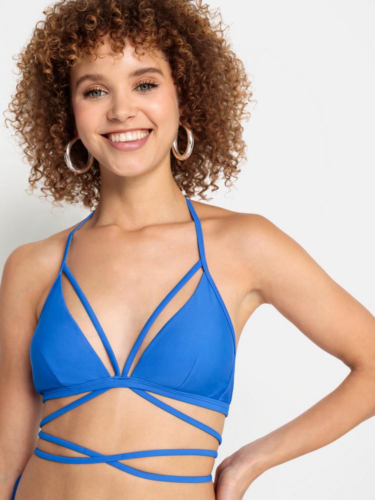 LSCN by Lascana LSCN by Lascana Triangel-Bikini-Top Bikini Oberteil Damen - royalblau - 1 | SportScheck