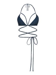 LSCN by Lascana Triangel-Bikini-Top Bikini Oberteil Damen nachtblau