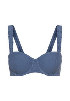 LSCN by Lascana Bügel-Bikini-Top Bikini Oberteil Damen rauchblau