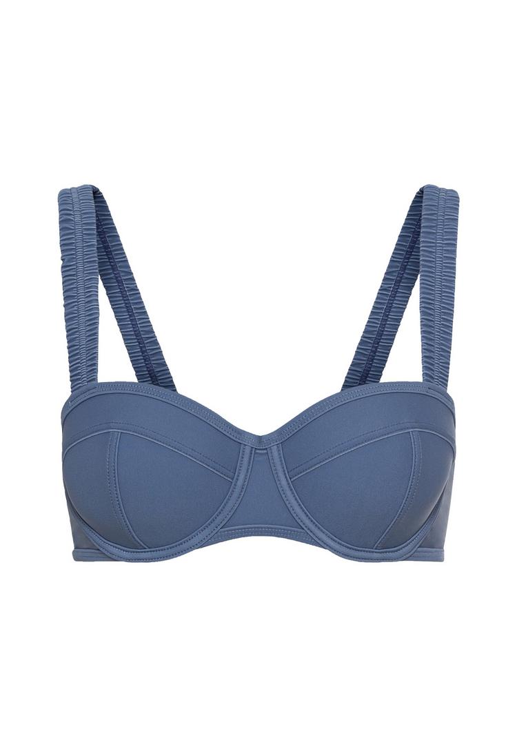 LSCN by Lascana LSCN by Lascana B&uuml;gel-Bikini-Top Bikini Oberteil Damen - rauchblau - 0 | SportScheck