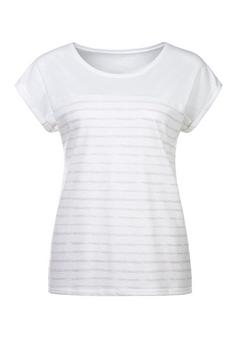 BEACH TIME T-Shirt T-Shirt Damen weiß-rosé