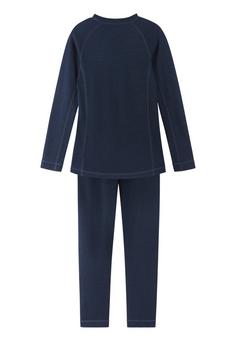 Rückansicht von reima Taitoa Wäscheset Kinder Navy