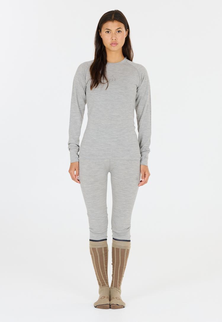 SOS SOS Nuuk Skishirt Damen - 1005 Light Grey Melange - 1 | SportScheck