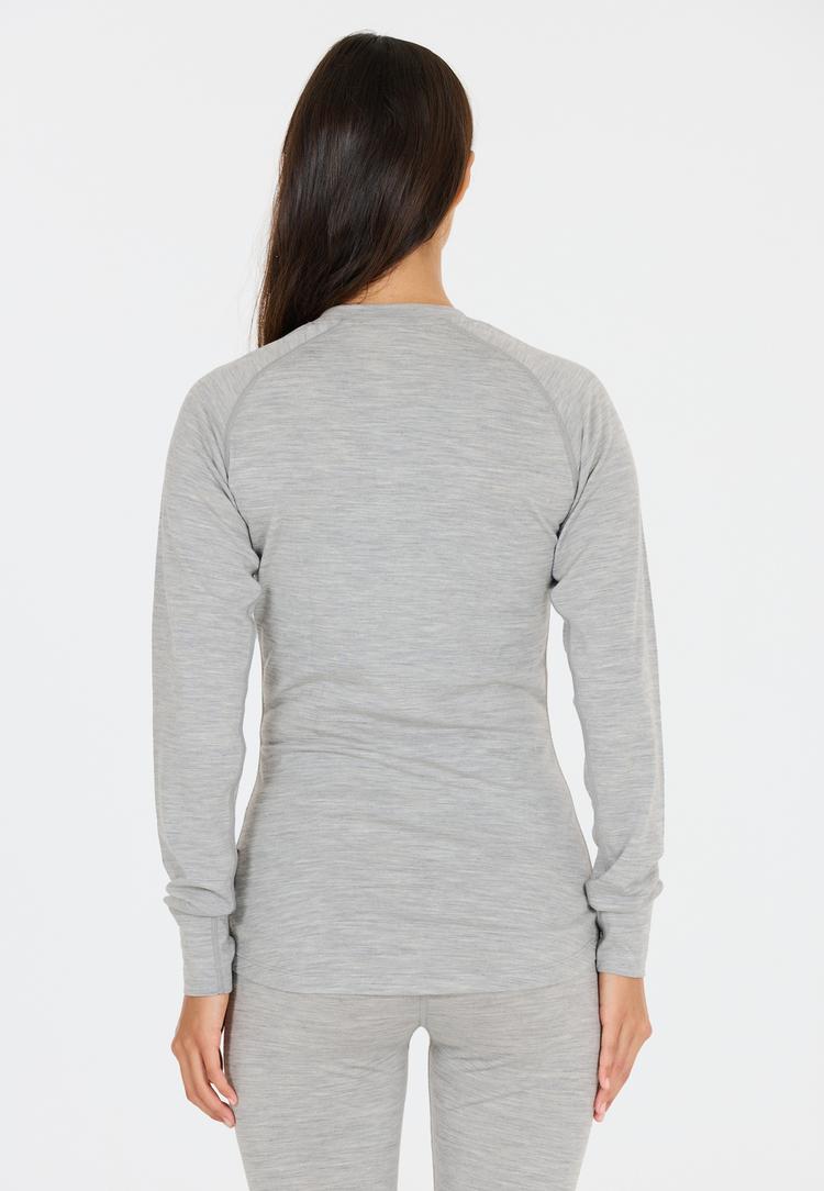 SOS SOS Nuuk Skishirt Damen - 1005 Light Grey Melange - 4 | SportScheck