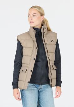 Rückansicht von Whistler Amaretto Steppweste Damen 1136 Simply Taupe