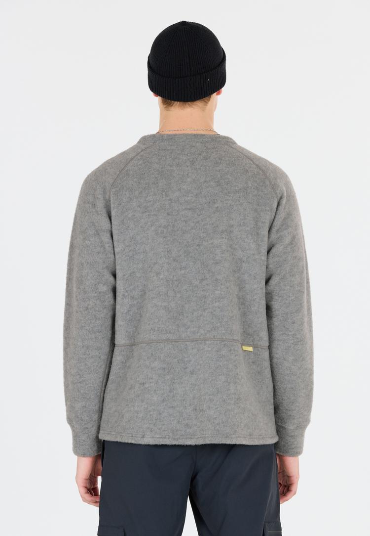 SOS SOS Aneto Strickpullover Herren - 1005 Light Grey Melange - 3 | SportScheck