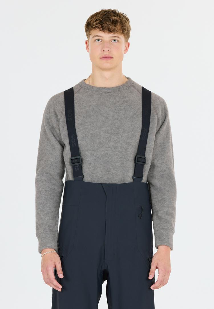 SOS SOS Aneto Strickpullover Herren - 1005 Light Grey Melange - 1 | SportScheck