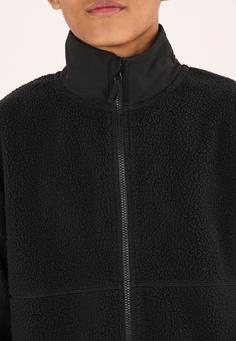 Rückansicht von Les'Arcs Roke Fleecejacke Kinder 1001 Black