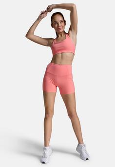 Rückansicht von 2XU Form Stash Hi-Rise Compression Funktionsshorts Damen pink glow-pink glow