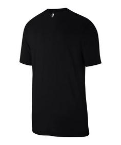 Rückansicht von Nike SC Freiburg Futura T-Shirt Fanshirt Herren schwarz