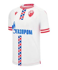 macron er Stern Belgrad Trikot 3rd 2024/2025 Fußballtrikot weiss