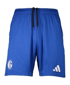 adidas FC Schalke 04 Short 3rd 2024/2025 Dunkel Fußballshorts blau