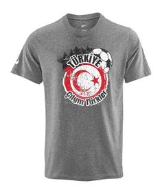 Nike Turkey T-Shirt  Ftffgcz0881 Fanshirt Herren grau