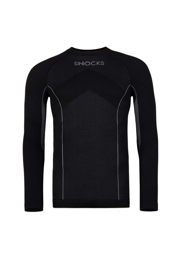 Snocks Snocks Thermoshirt mit Daumenloch W&auml;scheset Herren - Schwarz - 0 | SportScheck