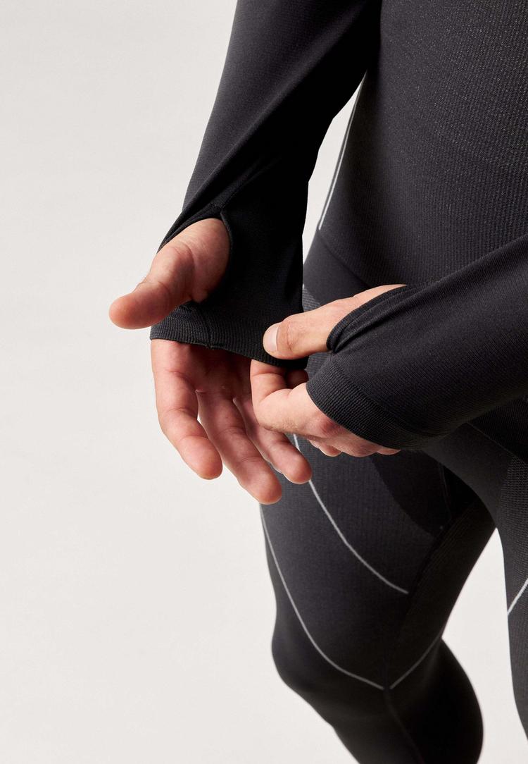 Snocks Snocks Thermoshirt mit Daumenloch W&auml;scheset Herren - Schwarz - 5 | SportScheck