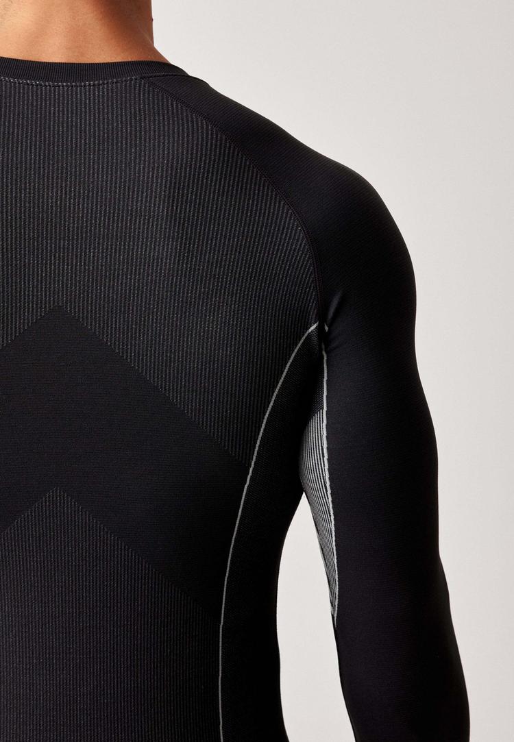 Snocks Snocks Thermoshirt mit Daumenloch W&auml;scheset Herren - Schwarz - 7 | SportScheck