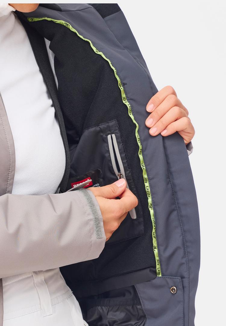 Jeff Green Jeff Green Kerava Skijacke Damen - Dark Grey/ Deep Frost - 10 | SportScheck