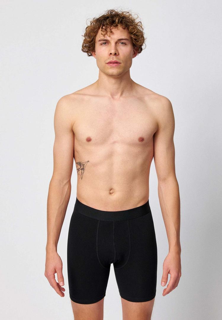Snocks Snocks Boxershorts mit l&auml;ngerem Bein Unterhose Herren - Schwarz - 1 | SportScheck