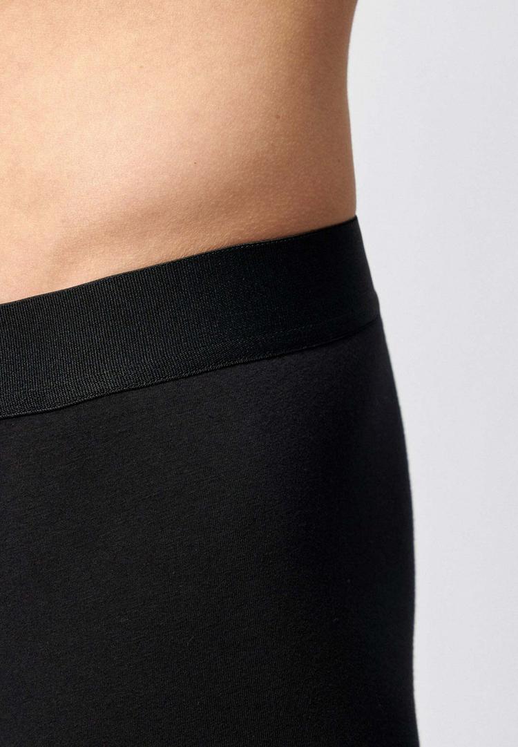 Snocks Snocks Boxershorts mit l&auml;ngerem Bein Unterhose Herren - Schwarz - 4 | SportScheck