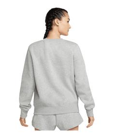 Rückansicht von Nike Phoenix Fleece Crew Sweatshirt Damen Sweatshirt Damen graubeige