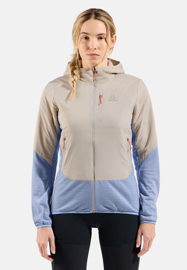 Odlo Odlo Funktionsjacke Damen - silver cloud - Blue heron(10860) - 0 | SportScheck