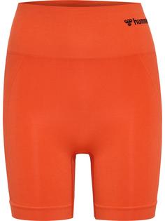 hummel hmlTIF SEAMLESS SHORTS Funktionsshorts Damen TANGERINE TANGO