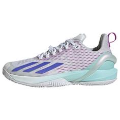 adidas Adizero Cybersonic Tennisschuh Tennisschuhe Herren Cloud White / Cobalt Blue / Semi Flash Aqua