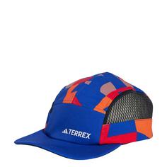 adidas TERREX Climacool 5-Panel Graphic Kappe Cap Semi Lucid Blue / Semi Impact Orange / White