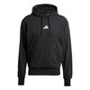 adidas Essentials Feelcozy French Terry Hoodie Hoodie Herren - Black / White