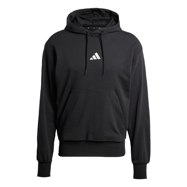 adidas adidas Essentials Feelcozy French Terry Hoodie Hoodie Herren - Black / White - 0 | SportScheck
